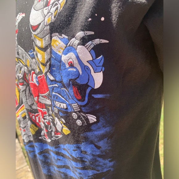 NWOT Funny Fusion/Hybrid “Power Rangers” meets “Land Before Time” Tee - Picture 9 of 14